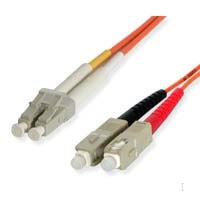 Startech.com 2m Duplex MM Fiber Optic Cable LC-SC (FIBLCSC2)